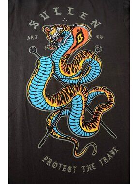 SULLEN Protect the Trade T-Shirt Mens Big & Tall XXL Short Sleeve Tattoo Art